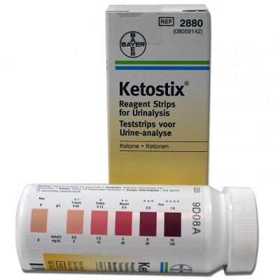 Bayer Ketostix bandelettes réactives pour analyse d'urine