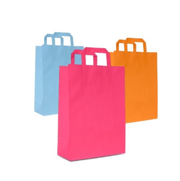 Sac en papier neutre - 22x31x10 cm - couleurs | 100 pièces – Image 1