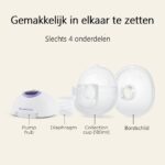 Lansinoh DiscreetDuo Tire-lait sans fil - Téterelle 27mm | 1 pièce – Image 3