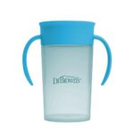 Dr. Brown’s Straw to 360° Cup Set bleue | 300 ml